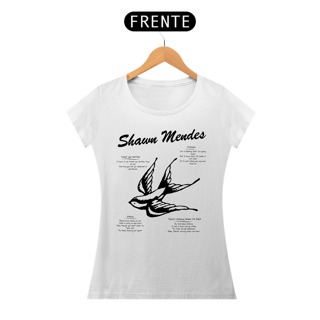 Nome do produto Baby Look Shawn Mendes Songs