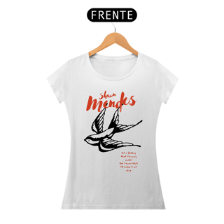 Nome do produto Baby Look Shawn Mendes Bird Tattoo