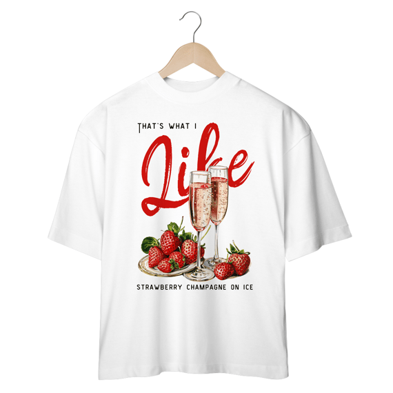 Camiseta Oversized Bruno Mars That's What I Like