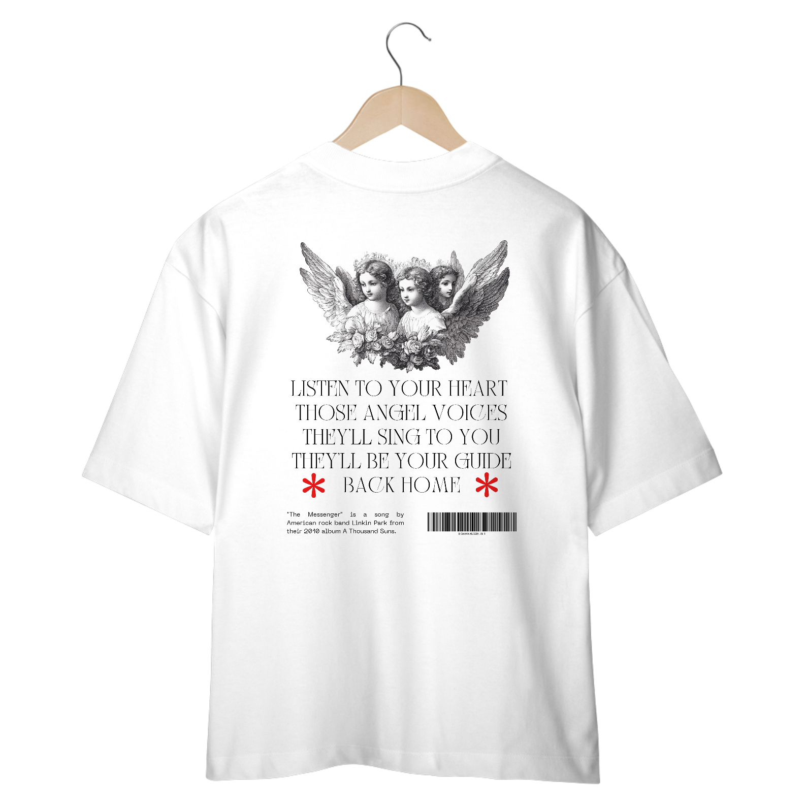 Camiseta Oversized Linkin Park The Messenger (Estampa nas Costas)