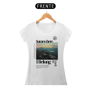 Nome do produto Baby Look Linkin Park Somewhere I Belong (Branca)
