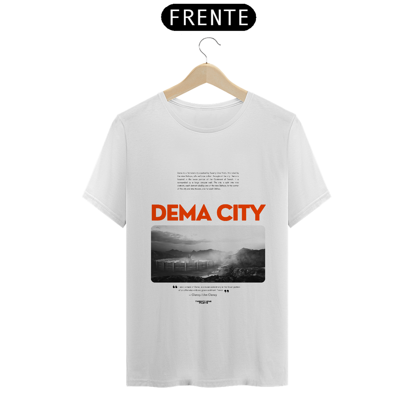 Camiseta Twenty One Pilots Dema City