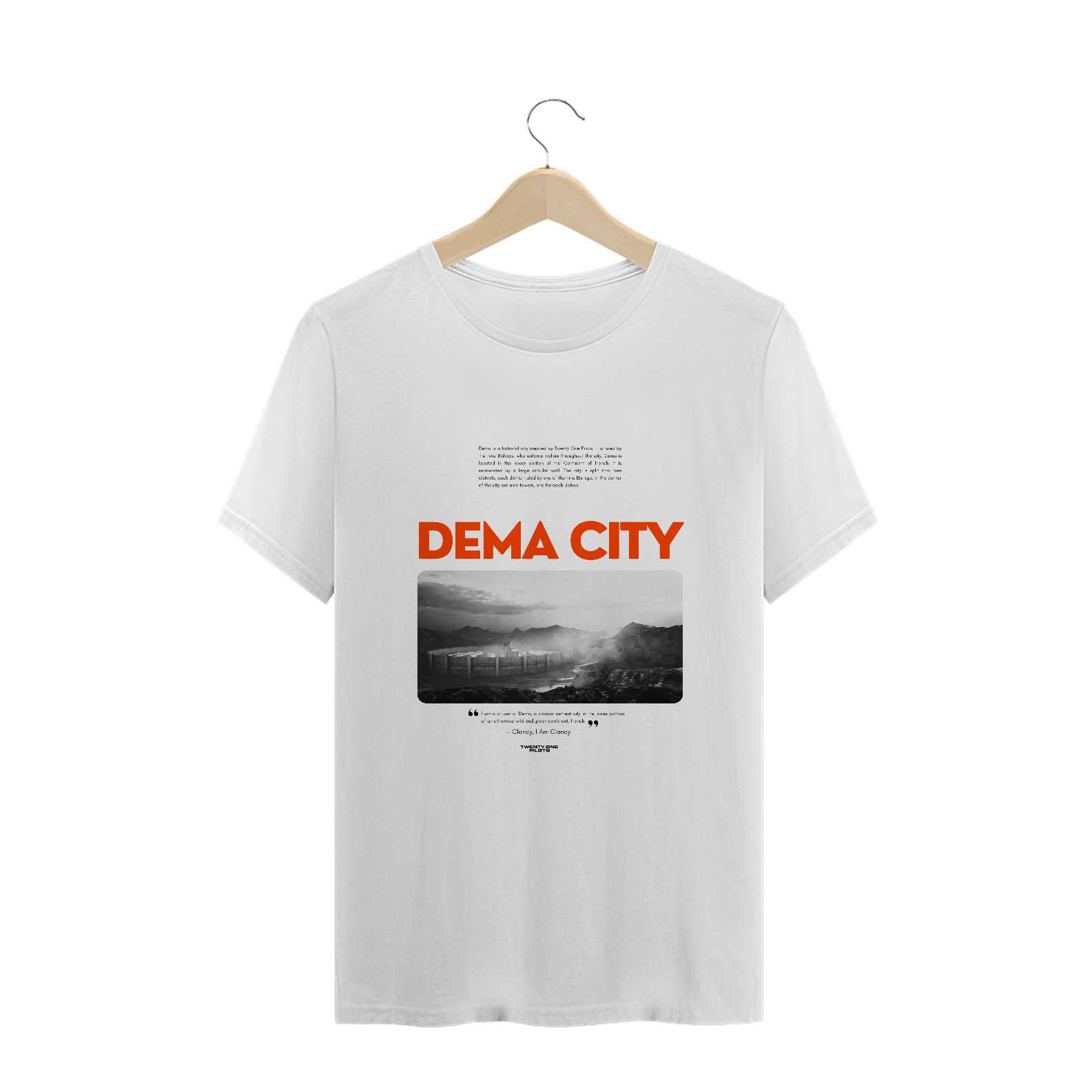 Camiseta Plus Size Twenty One Pilots Dema City