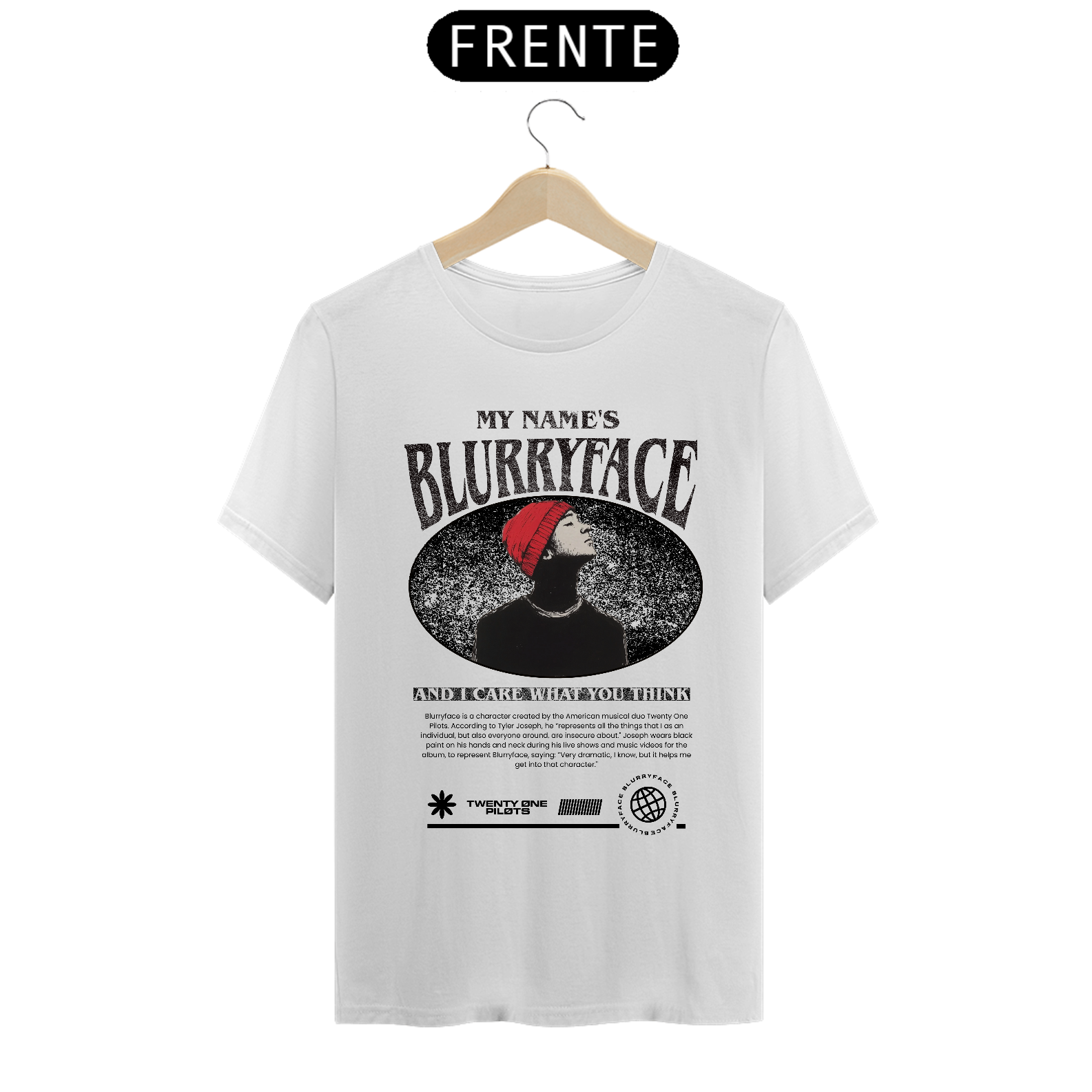 Camiseta Twenty One Pilots Blurryface