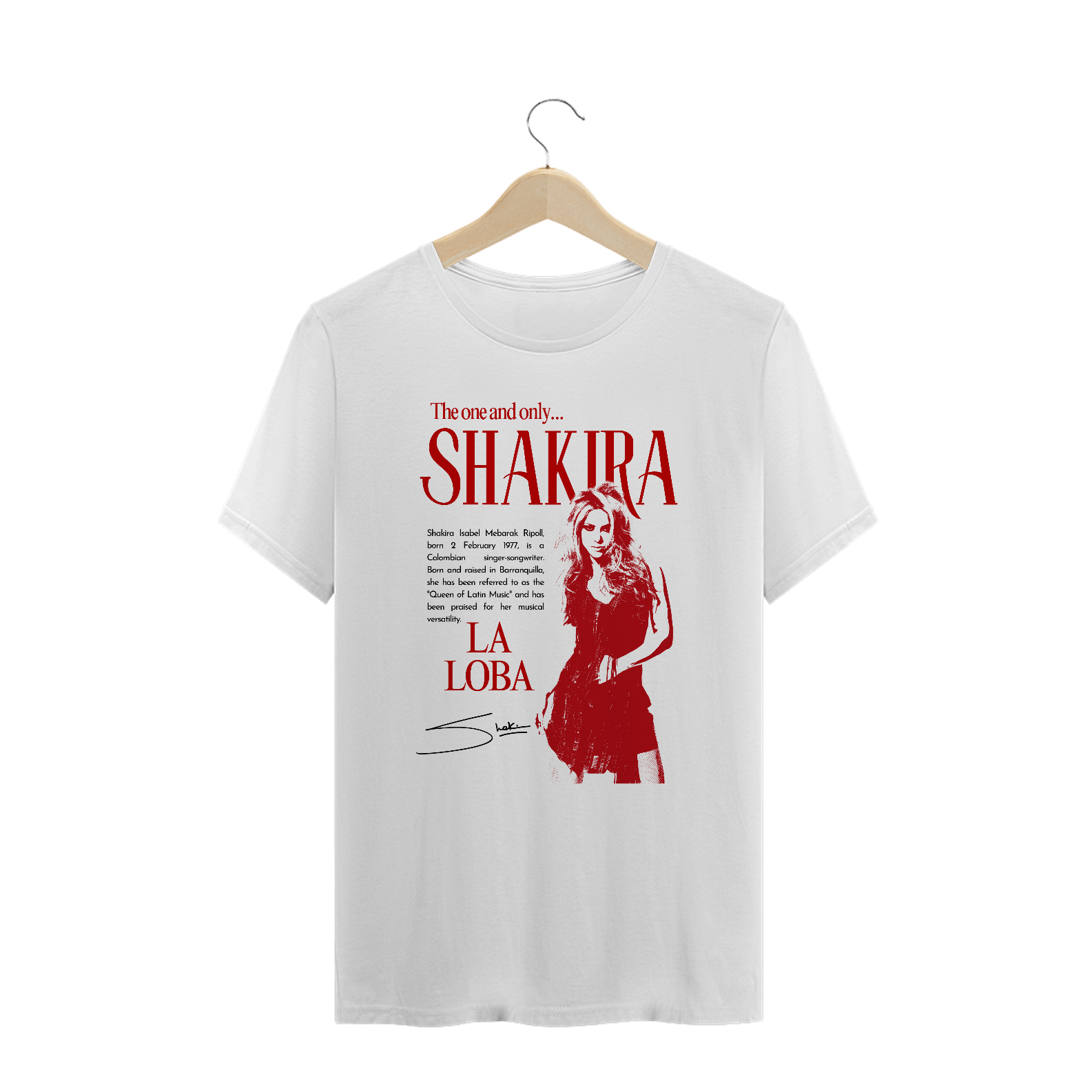 Camiseta Plus Size Shakira The One and Only