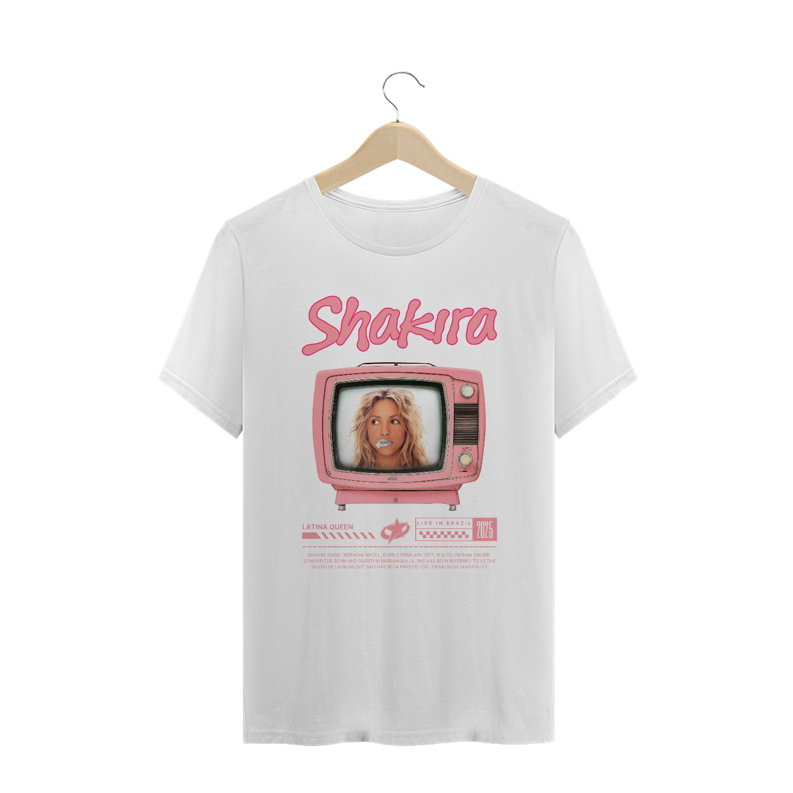 Camiseta Plus Size Shakira