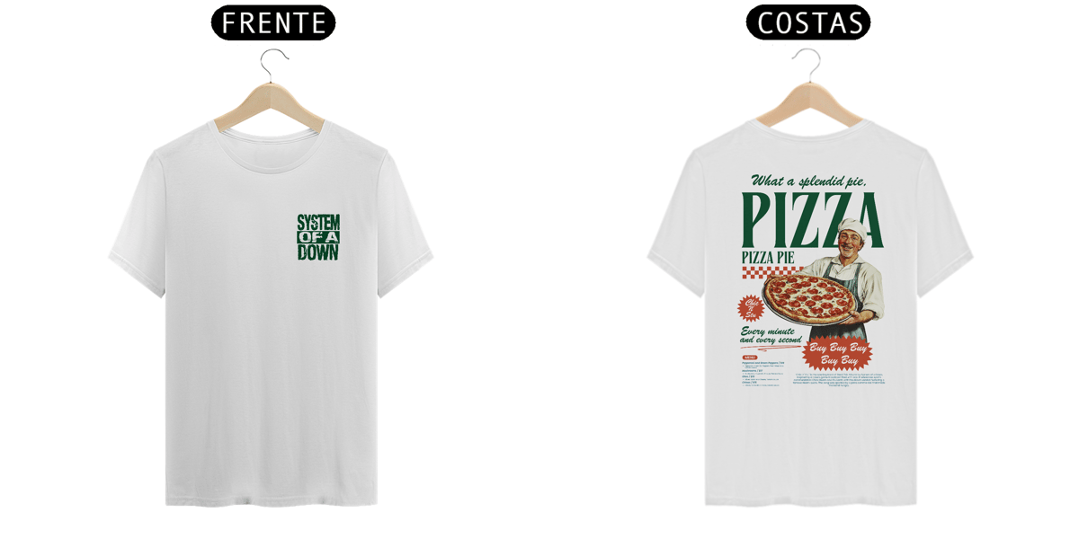 Nome do produto: Camiseta System Of a Down Chic N\' Stu (Estampa Frente e Costas)