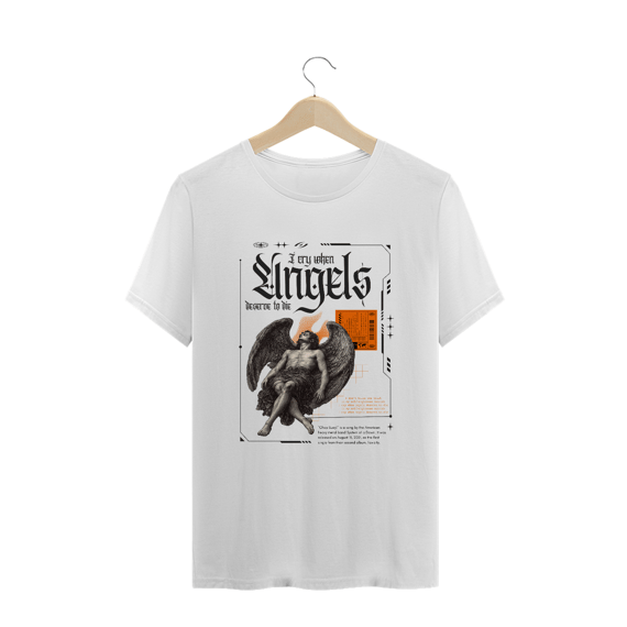 Camiseta Plus Size System Of a Down Chop Suey! (Branca, Estampa Frente) 