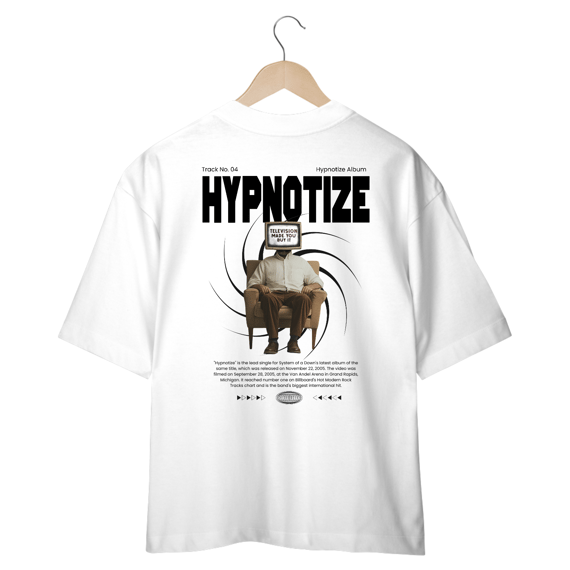 Camiseta Oversized System of a Down Hypnotize (Estampa nas Costas)