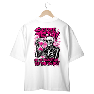 Nome do produto Camiseta Oversized Avenged Sevenfold Seize The Day (Estampa nas Costas)