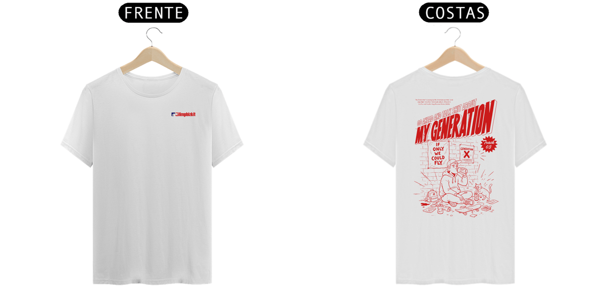 Nome do produto: Camiseta Limp Bizkit My Generation (Estampa Frente e Costas)