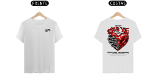 Nome do produto Camiseta My Chemical Romance I Don't love You (Estampa Frente & Costas)