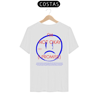 Nome do produto Camiseta My Chemical Romance I''m Not Okay (I Promise) (Estampa nas Costas)