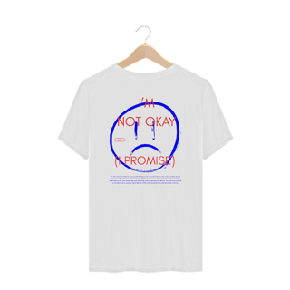 Nome do produto Camiseta Plus Size My Chemical Romance I''m Not Okay (I Promise) (Estampa nas Costas)