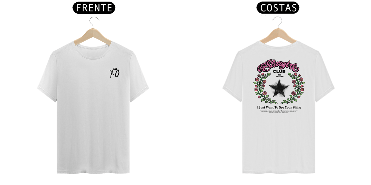 Nome do produto: Camiseta The Weeknd Stargirl Interlude (Estampa Frente e Costas)