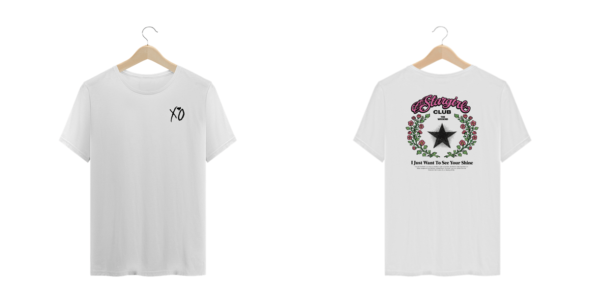Nome do produto: Camiseta Plus Size The Weeknd Stargirl Interlude (Estampa Frente e Costas)