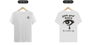 Nome do produto Camiseta The Weeknd Save Your Tears (Estampa Frente e Costas)