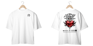 Nome do produto Camiseta Oversized The Weeknd Die For You (Estampa Frente e Costas)