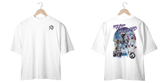 Camiseta Oversized The Weeknd (Estampa Frente e Costas)