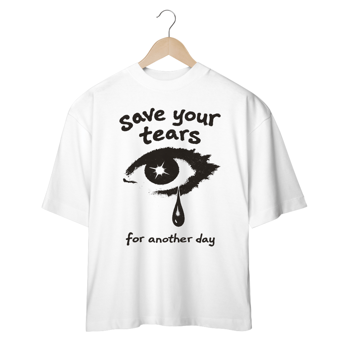 Nome do produto: Camiseta Oversized The Weeknd Save Your Tears