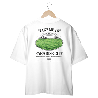 Nome do produto Camiseta Oversized Guns N' Roses Paradise City (Estampa nas Costas)