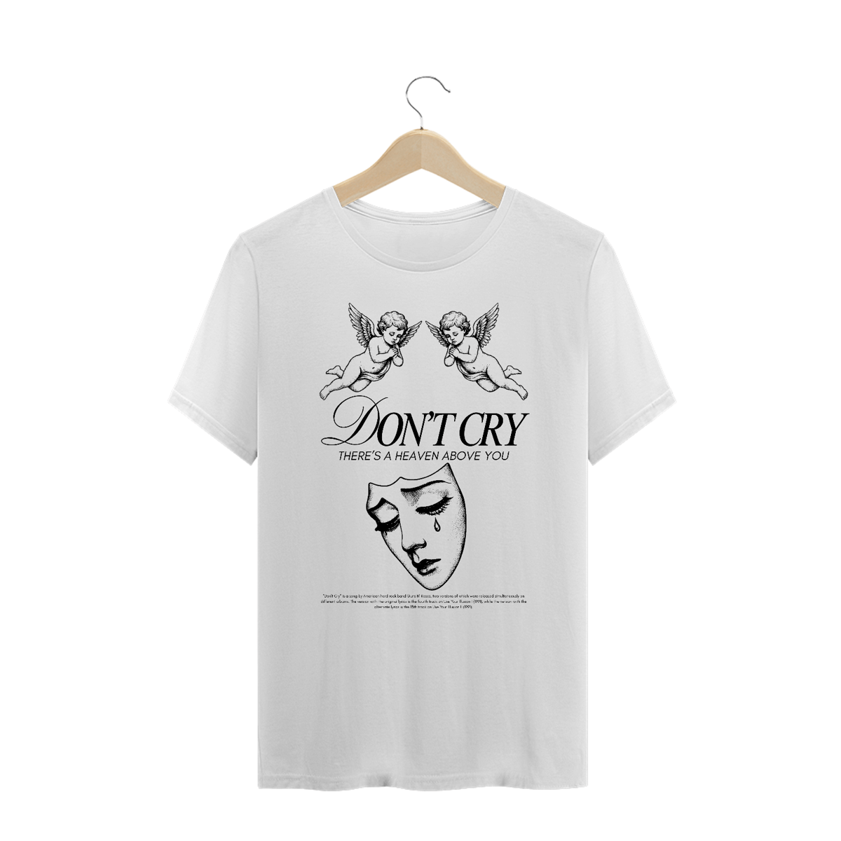 Nome do produto: Camiseta Plus Size Guns N\' Roses Don\'t Cry 