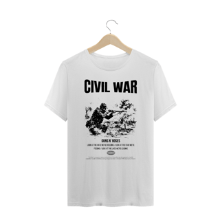 Nome do produto Camiseta Plus Size Guns N' Roses Civil War
