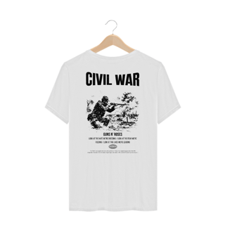 Nome do produto Camiseta Plus Size Guns N' Roses Civil War (Estampa nas Costas)
