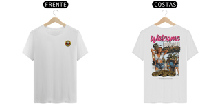 Nome do produto Camiseta Guns N' Roses Welcome to the Jungle V2 (Estampa Frente e Costas)