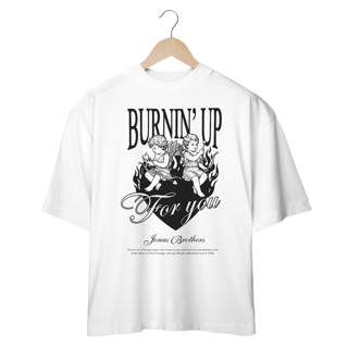 Nome do produto Camiseta Oversized Jonas Brothers Burnin' Up