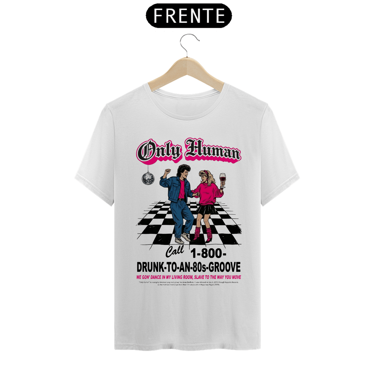 Nome do produto: Camiseta Jonas Brothers Only Human