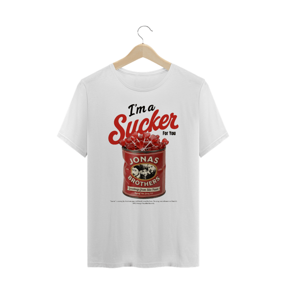 Camiseta Plus Size Jonas Brothers Sucker V2