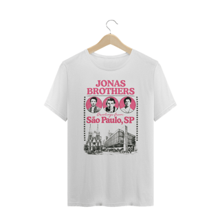 Nome do produto Camiseta Plus Size Jonas Brothers Greetings From São Paulo V2