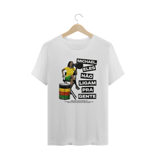 Nome do produto Camiseta Plus Size Michael Jackson They Don't Care About Us