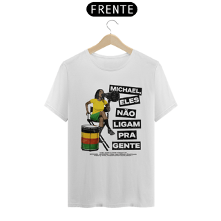 Nome do produto Camiseta Michael Jackson They Don't Care About Us