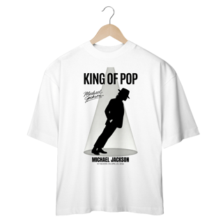 Nome do produto Camiseta Oversized Michael Jackson King Of Pop