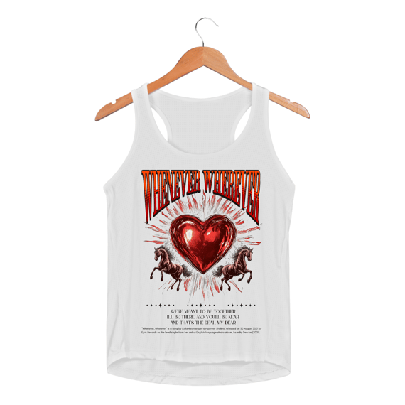 Regata Feminina com proteção UV Shakira Whenever, Wherever