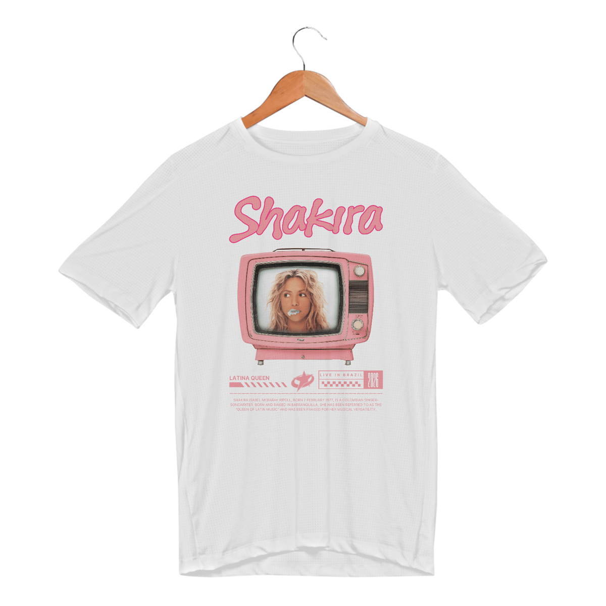 Nome do produto: Camiseta com Proteção UV Shakira