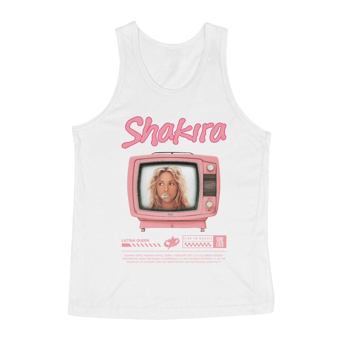 Nome do produto: Regata Shakira