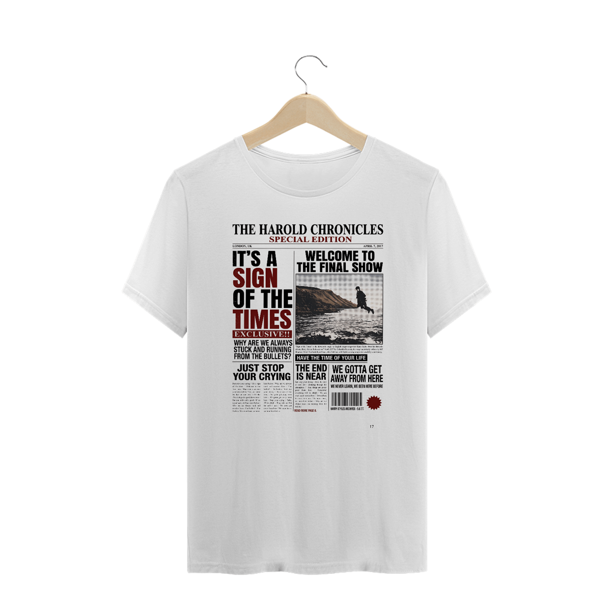 Nome do produto: Camiseta Harry Styles Sign Of The Times V2