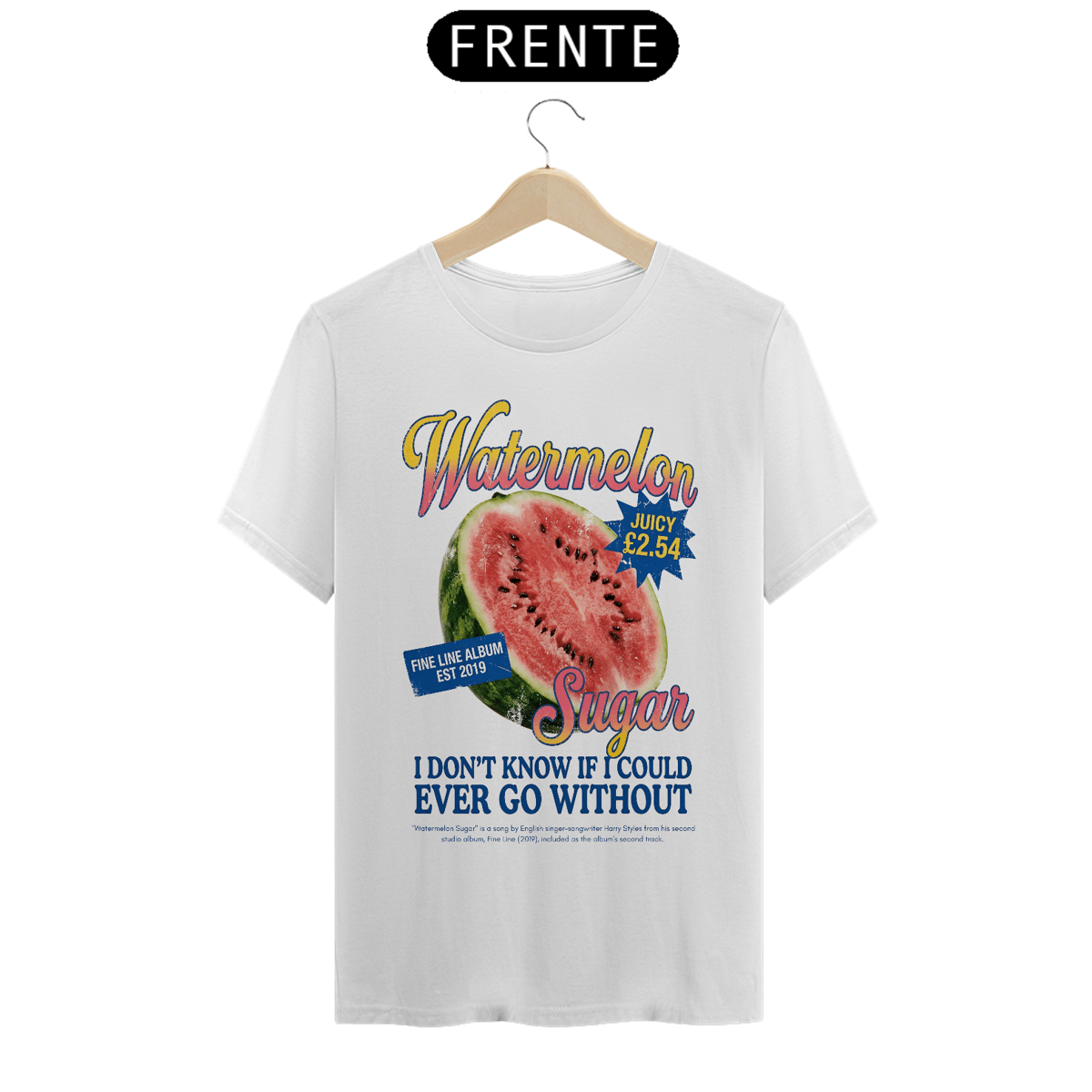 Nome do produto: Camiseta Harry Styles Watermelon Sugar 