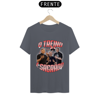 Nome do produto Camiseta O Treino é Sagrado (Estampa na Frente)