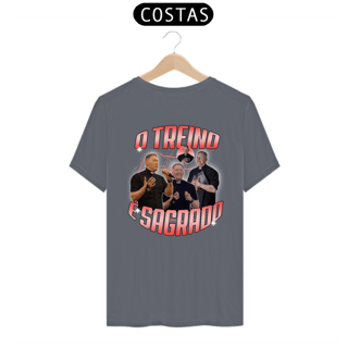 Nome do produto Camiseta O Treino é Sagrado (Estampa nas Costas)