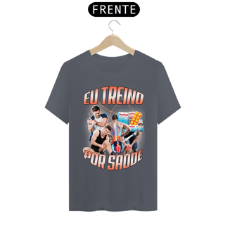 Nome do produto Camiseta Eu Treino por Saúde (Estampa na Frente)