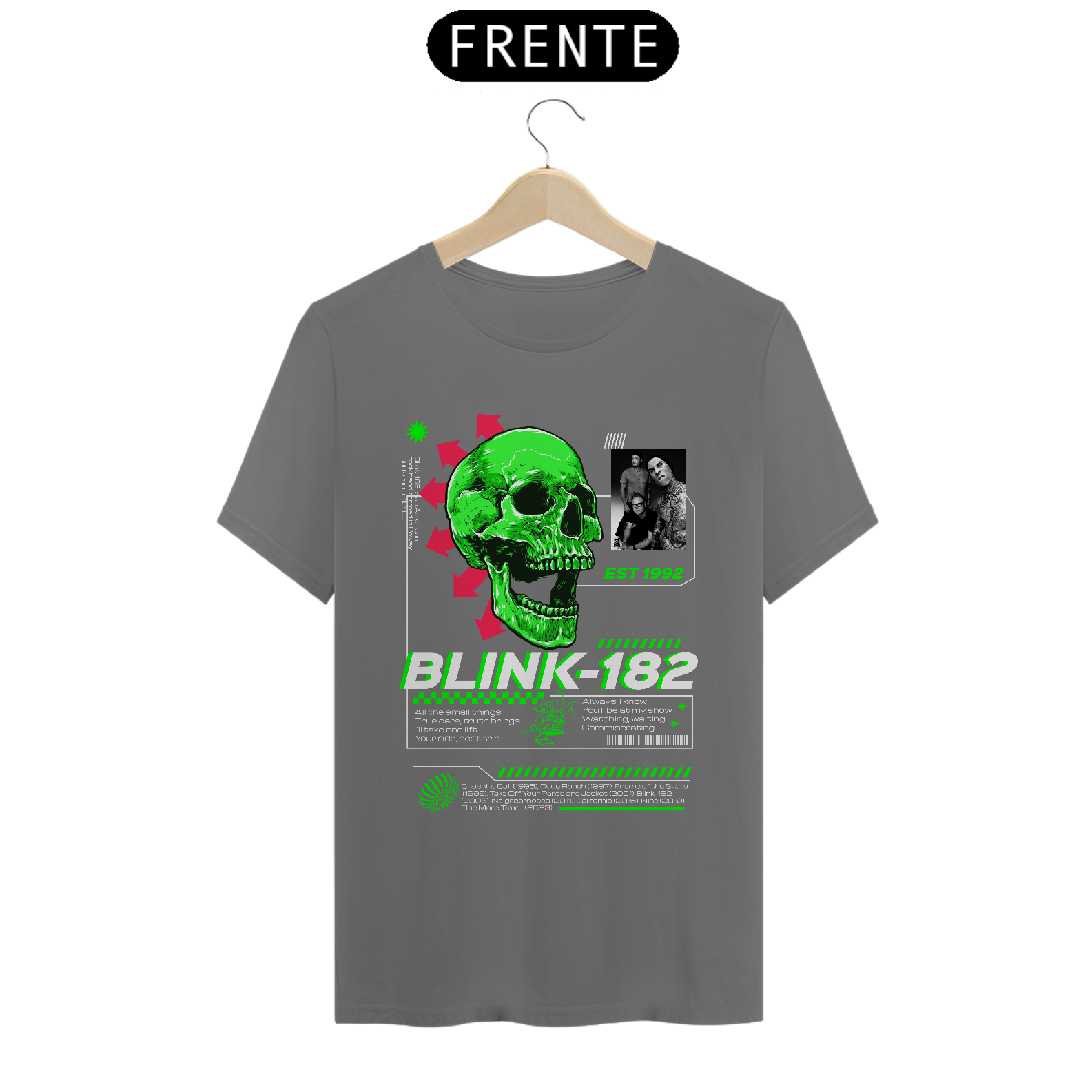 Camiseta Estonada Blink-182 EST 1992