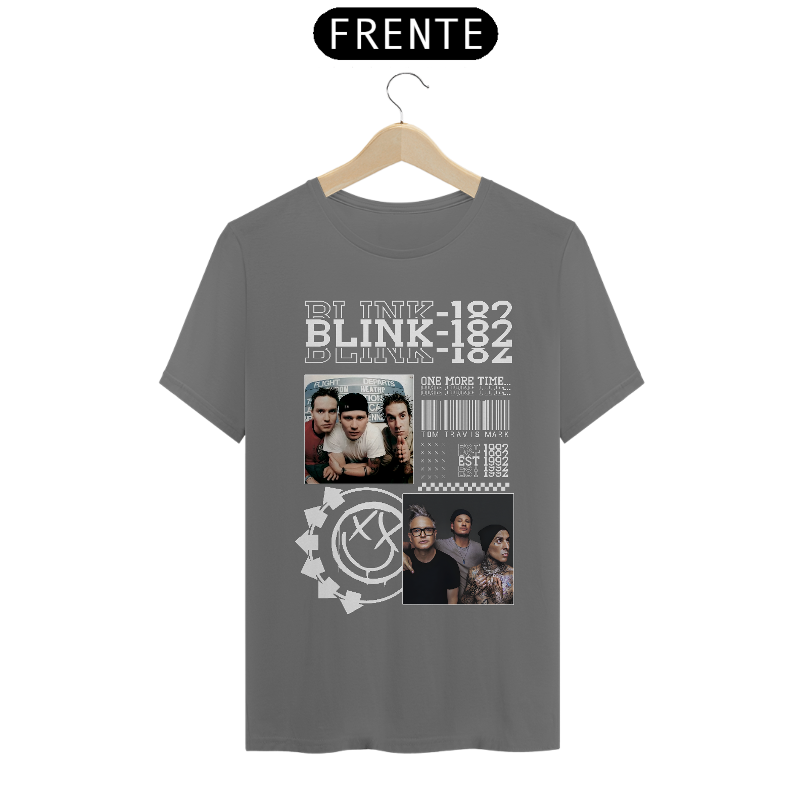 Camiseta Estonada Blink-182 One More Time...