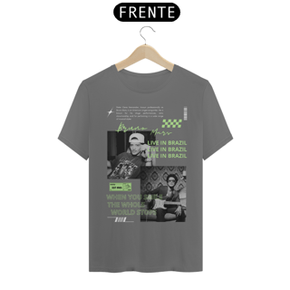 Nome do produto Camiseta Estonada Bruno Mars Live in Brazil 