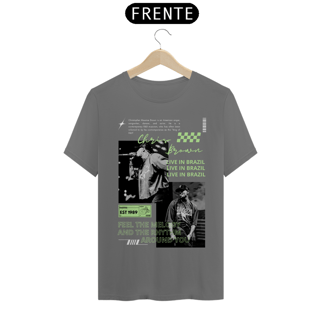 Nome do produto Camiseta Estonada Chris Brown Live in Brazil