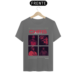 Nome do produto Camiseta Estonada Chris Brown Live in Brazil 2024