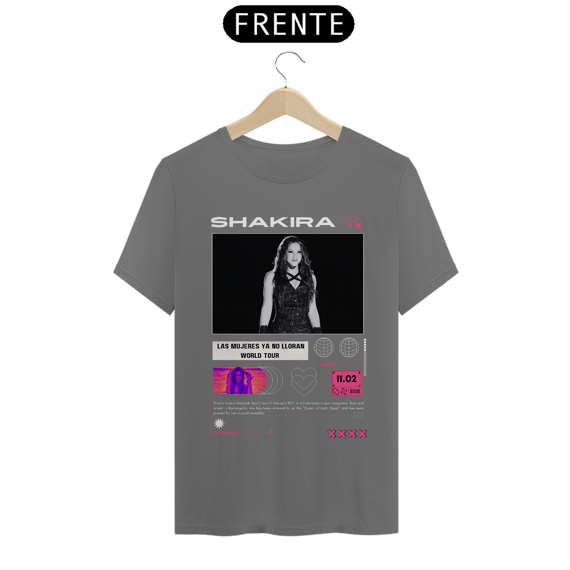 Camiseta Estonada Shakira Rio de Janeiro 11.02